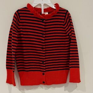 Gymboree Red and Black Striped Kids Sweater
